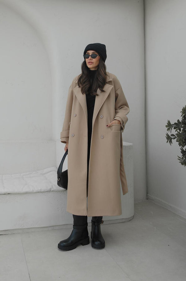 معطف Aurélia – جوخ ناعم أوفر سايز