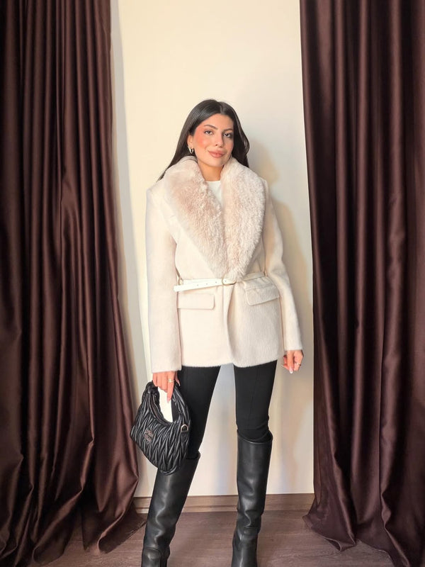 جكيت رسمي جوخ - قبة فرو