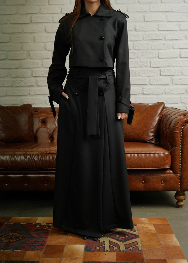 طقم تنورة وجاكيت ماكسي فاخر – Premium