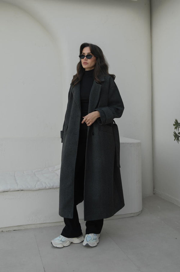 معطف Aurélia – جوخ ناعم أوفر سايز