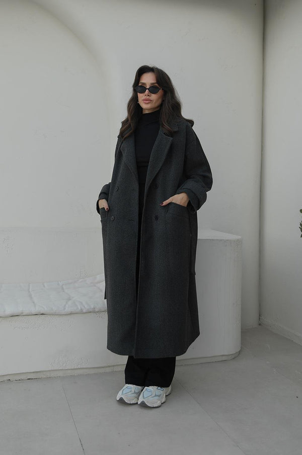معطف Aurélia – جوخ ناعم أوفر سايز