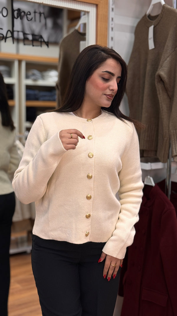 جرزة ازرار ذهبية