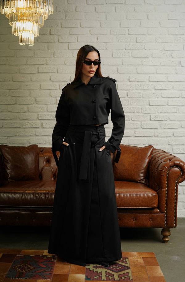 طقم تنورة وجاكيت ماكسي فاخر – Premium