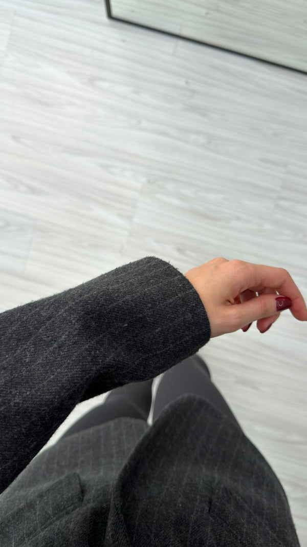 جكيت رسمي جوخ - رمادي فاتح