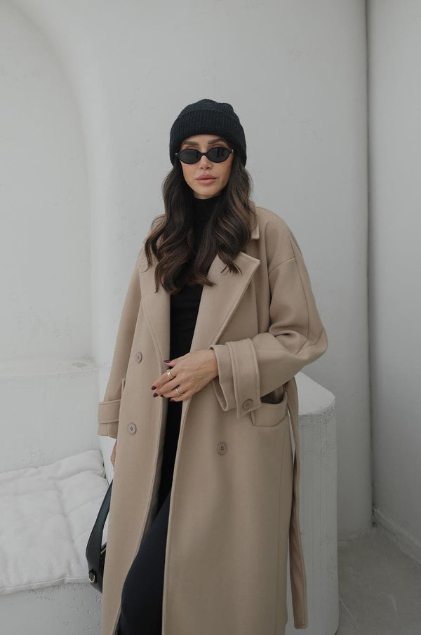 معطف Aurélia – جوخ ناعم أوفر سايز