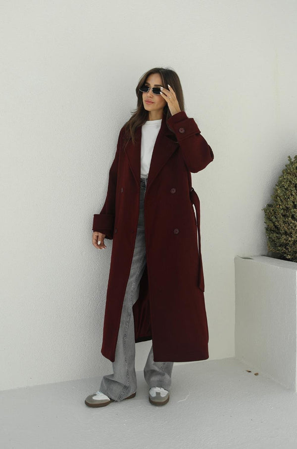 معطف Aurélia – جوخ ناعم أوفر سايز