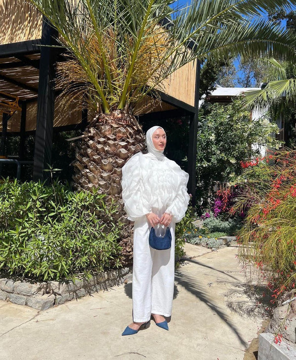 بلوزة الترند - Sateen style