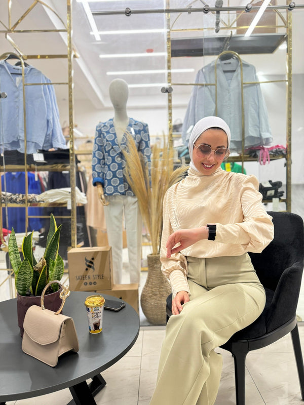 بلوز ستان - Sateen style