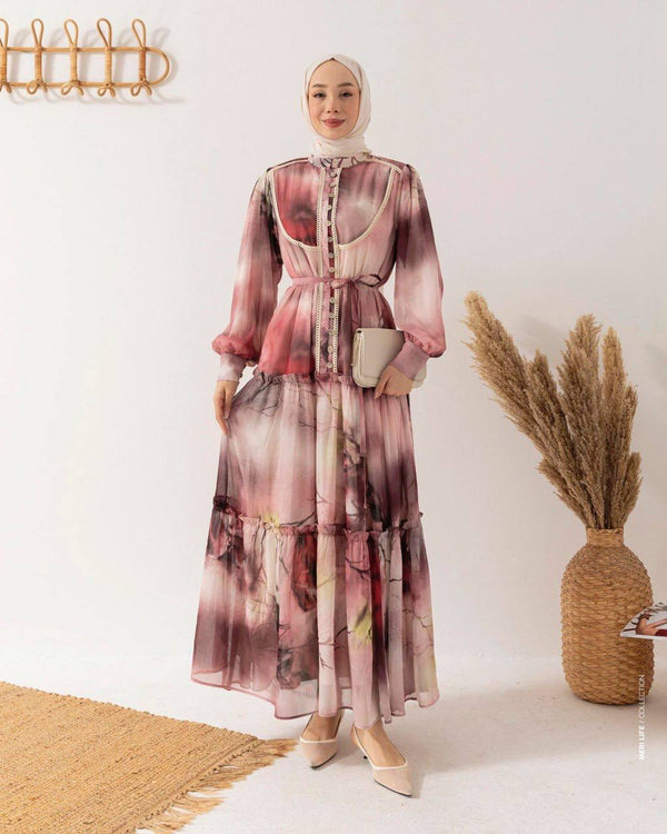 فستان ازهار الصيف - Sateen style