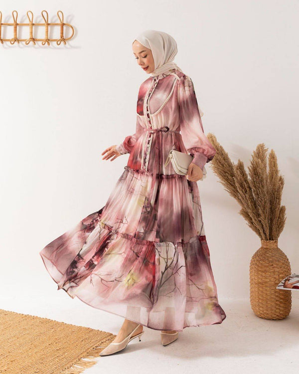 فستان ازهار الصيف - Sateen style