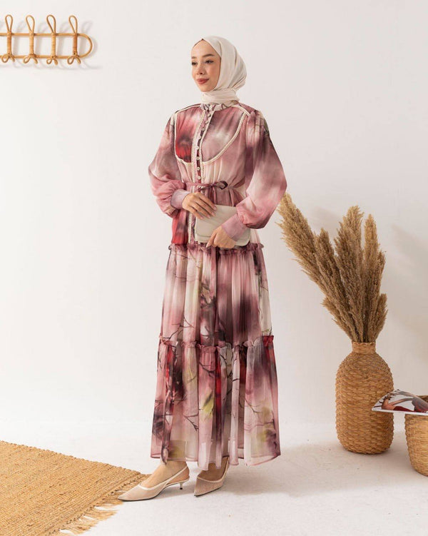 فستان ازهار الصيف - Sateen style