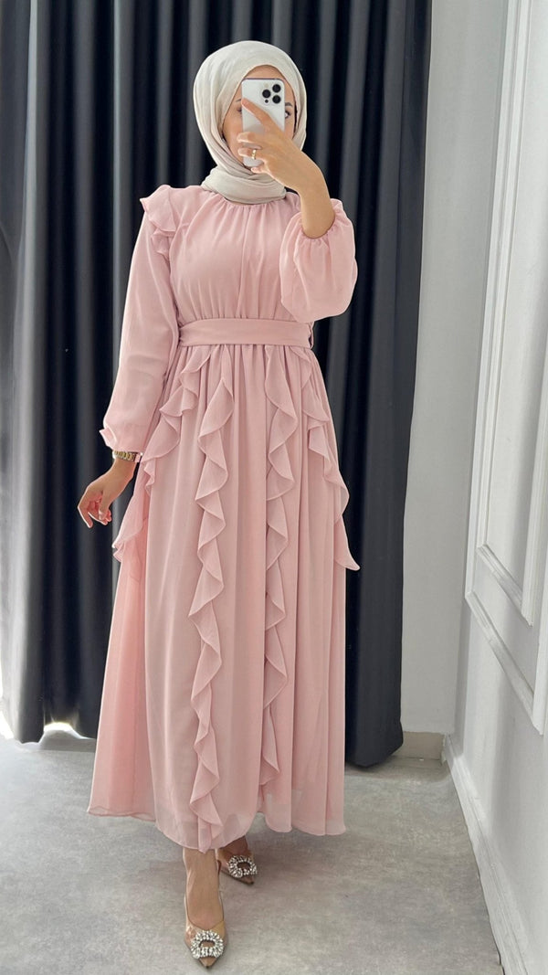 فستان شيفون بعدة الوان - Sateen style