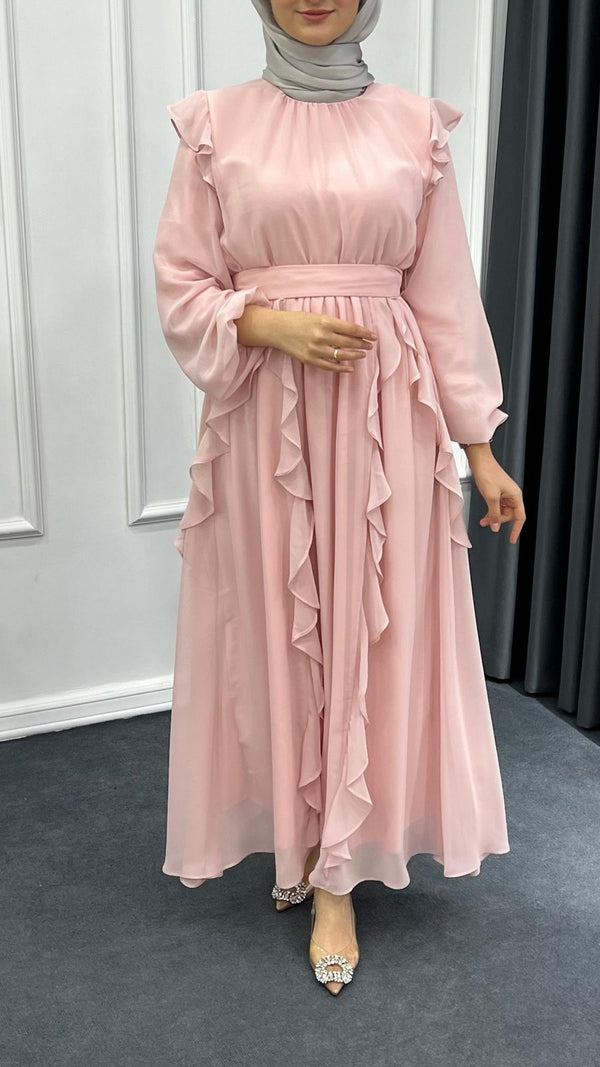 فستان شيفون بعدة الوان - Sateen style