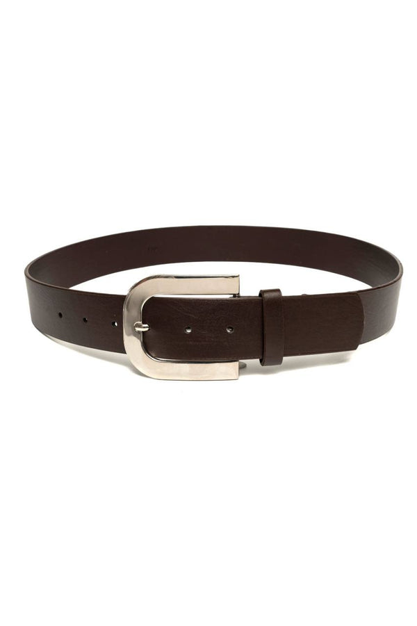 حزام جلد حرف U - Sateen style