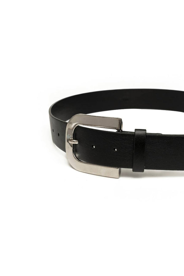 حزام جلد حرف U - Sateen style