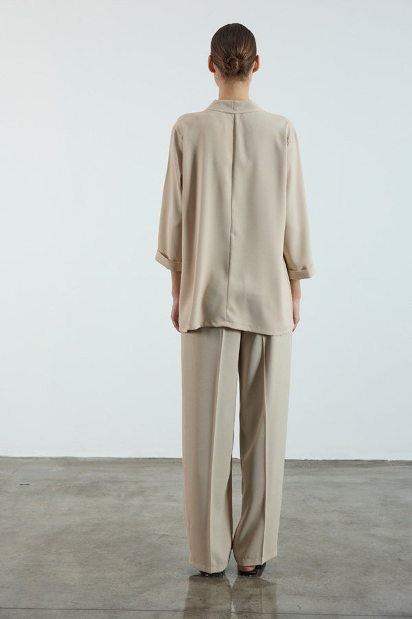 كارديجان قصير قماش عالي الجودة - Sateen style