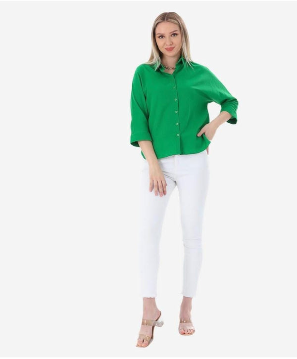 قميص ثُلثين - Sateen style