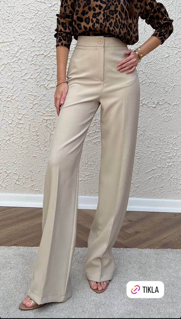 Palazzo بنطلون ستريت - Sateen style