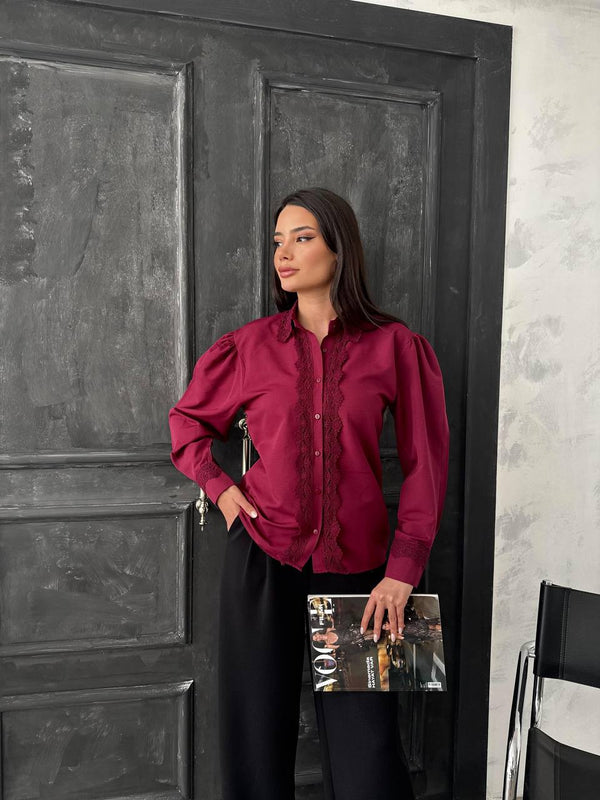 قميص دانتيل