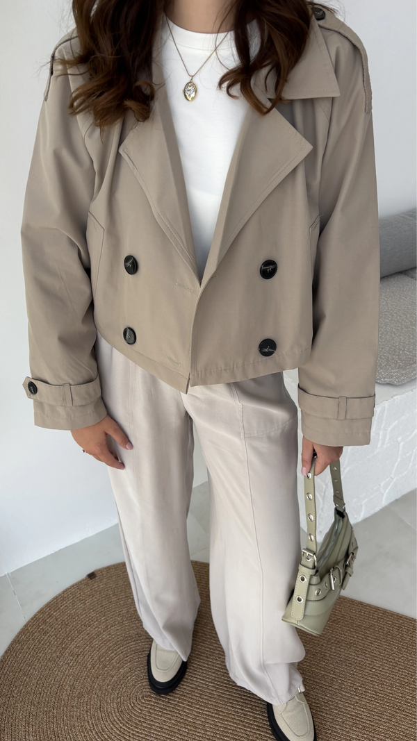 ترانشكوت قصير ترندي