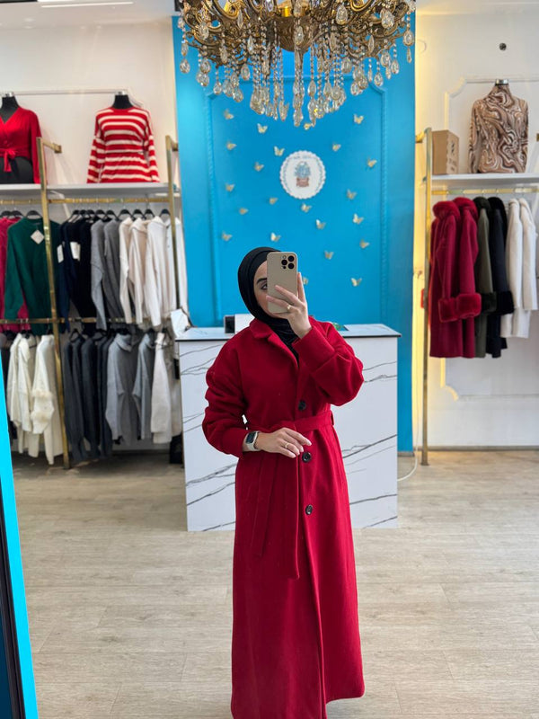 جكيت جوخ أحمر