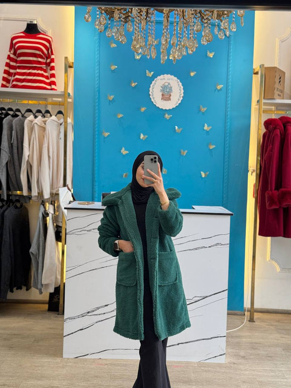 جكيت جوخ اخضر داكن