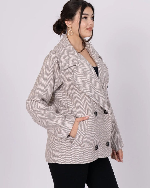 جكيت جوخ قصير ٦ ازرار