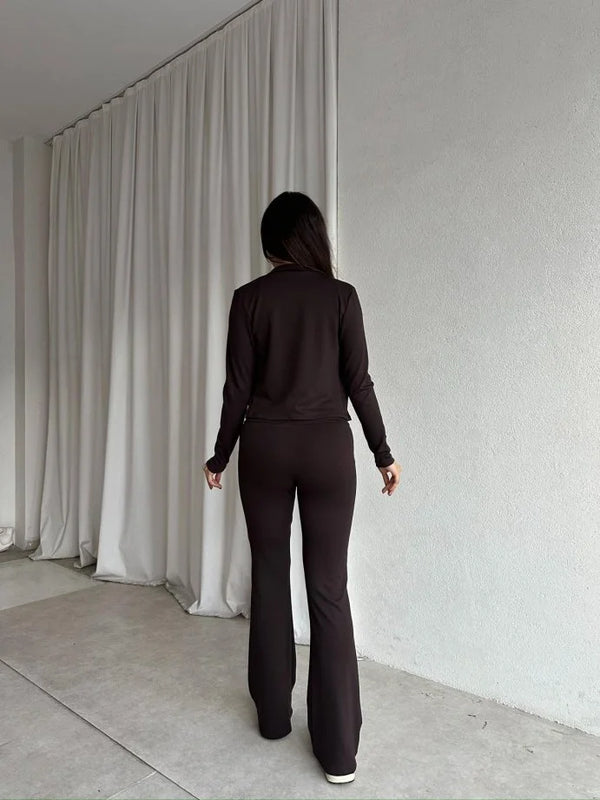 طقم سبور جاكيت بسحّاب وتايت اسبانيول