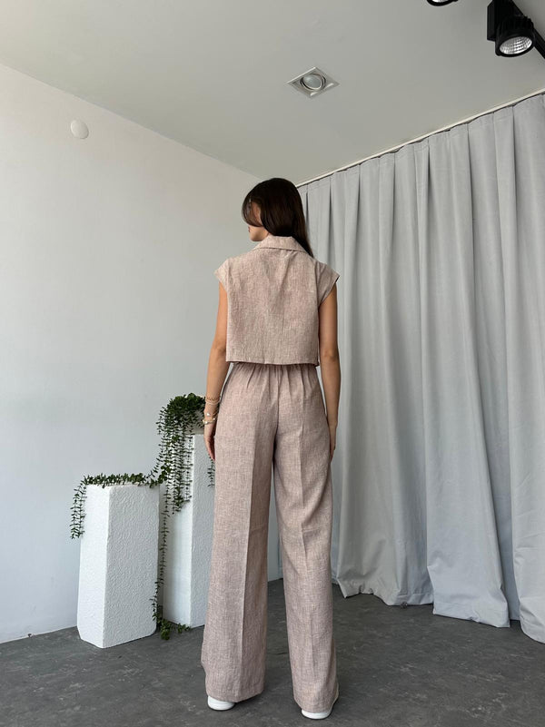 طقم فيست كتان