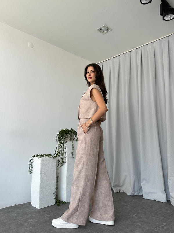 طقم فيست كتان