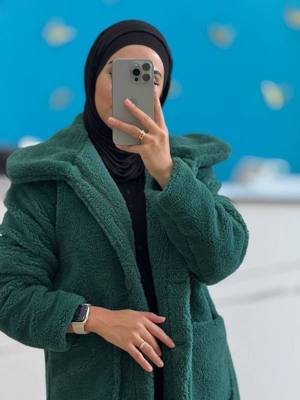 جكيت جوخ اخضر داكن