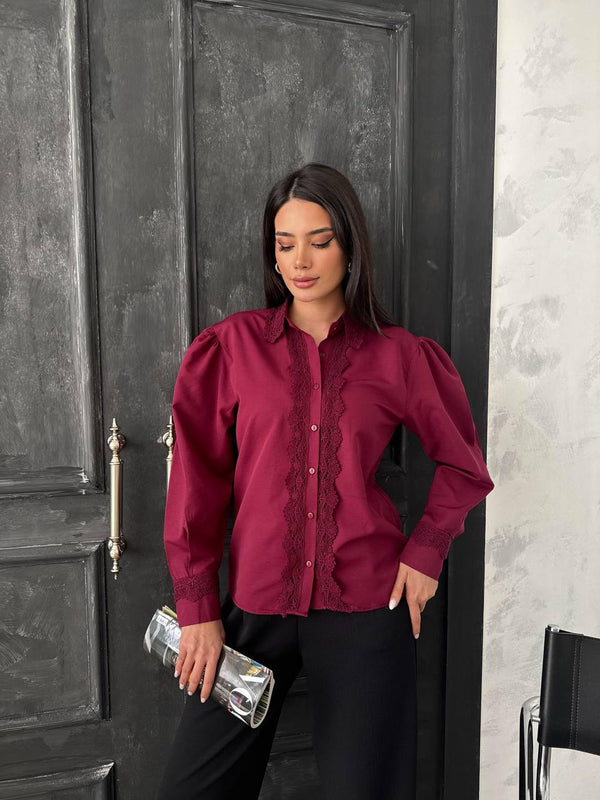 قميص دانتيل