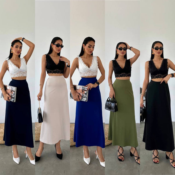 تنورة رسمي - Sateen style