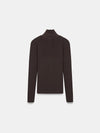 High Neck Snap Button Knit Sweater