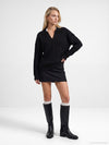 Cable Knit Collar Sweater