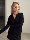 Cable Knit Collar Sweater