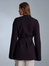 Belted Wool Cardigan