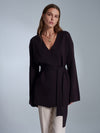 Belted Wool Cardigan