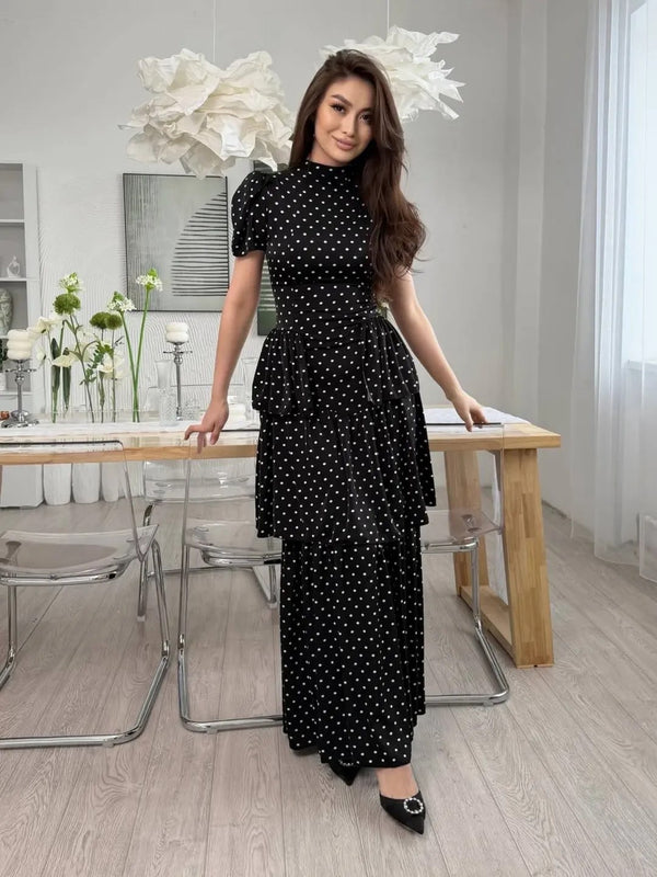 فستان polka dot