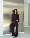 Contrast Trim Knit Set