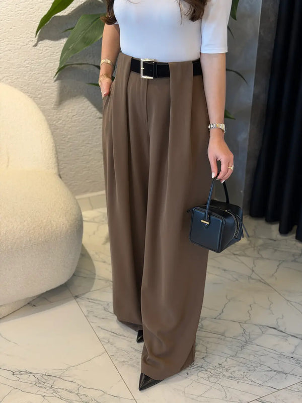 بنطلون Classic Pleated Elegance