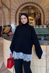 Lace Detail Knit Top