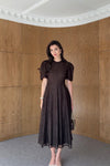 Balon Sleeve Dantel Dress