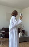 طقم مع شال عالخصر