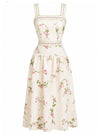 Floral tie - Detail Dress