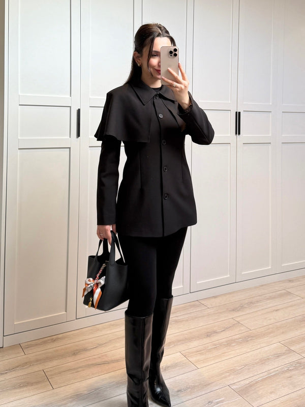 Cape Blazer Chic