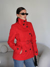 Luxury Red Rain Jacket