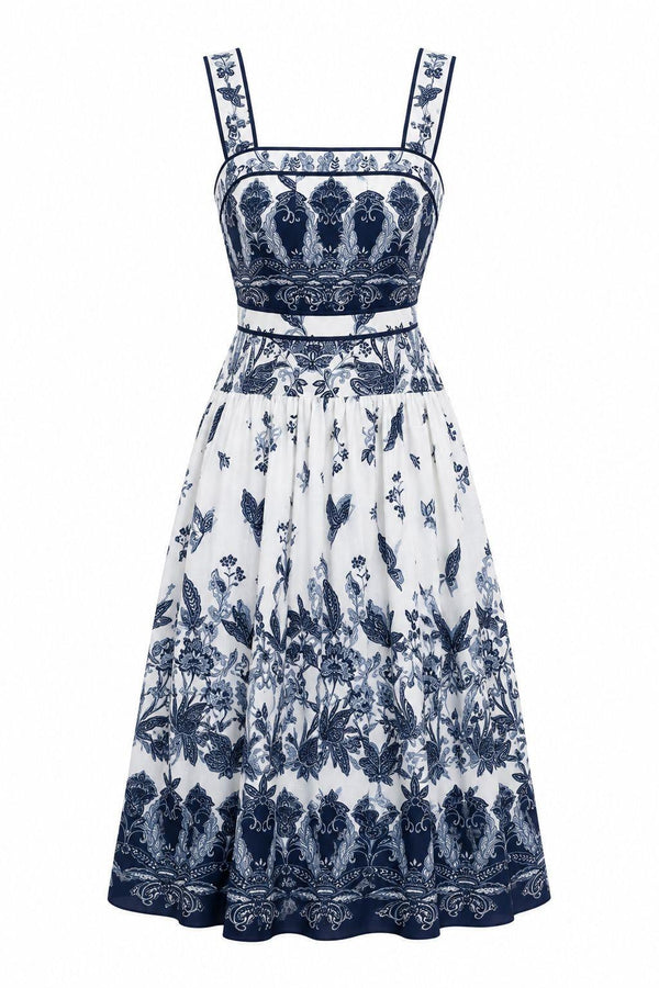 Floral tie - Detail Dress