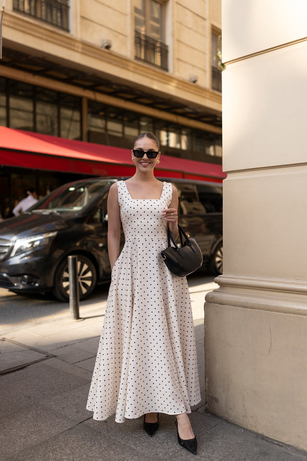 فستان Polka dot Grace