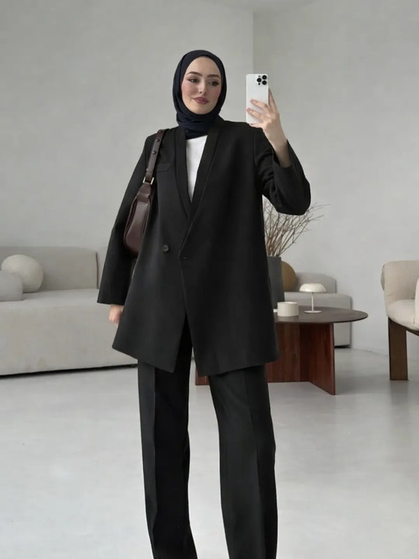 طقم رسمي مع حزام